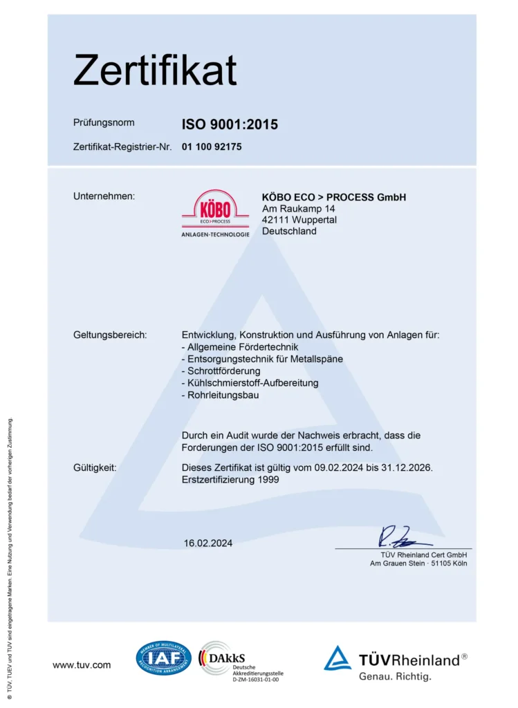 Koebo Über Uns - KÖBO ECO PROCESS