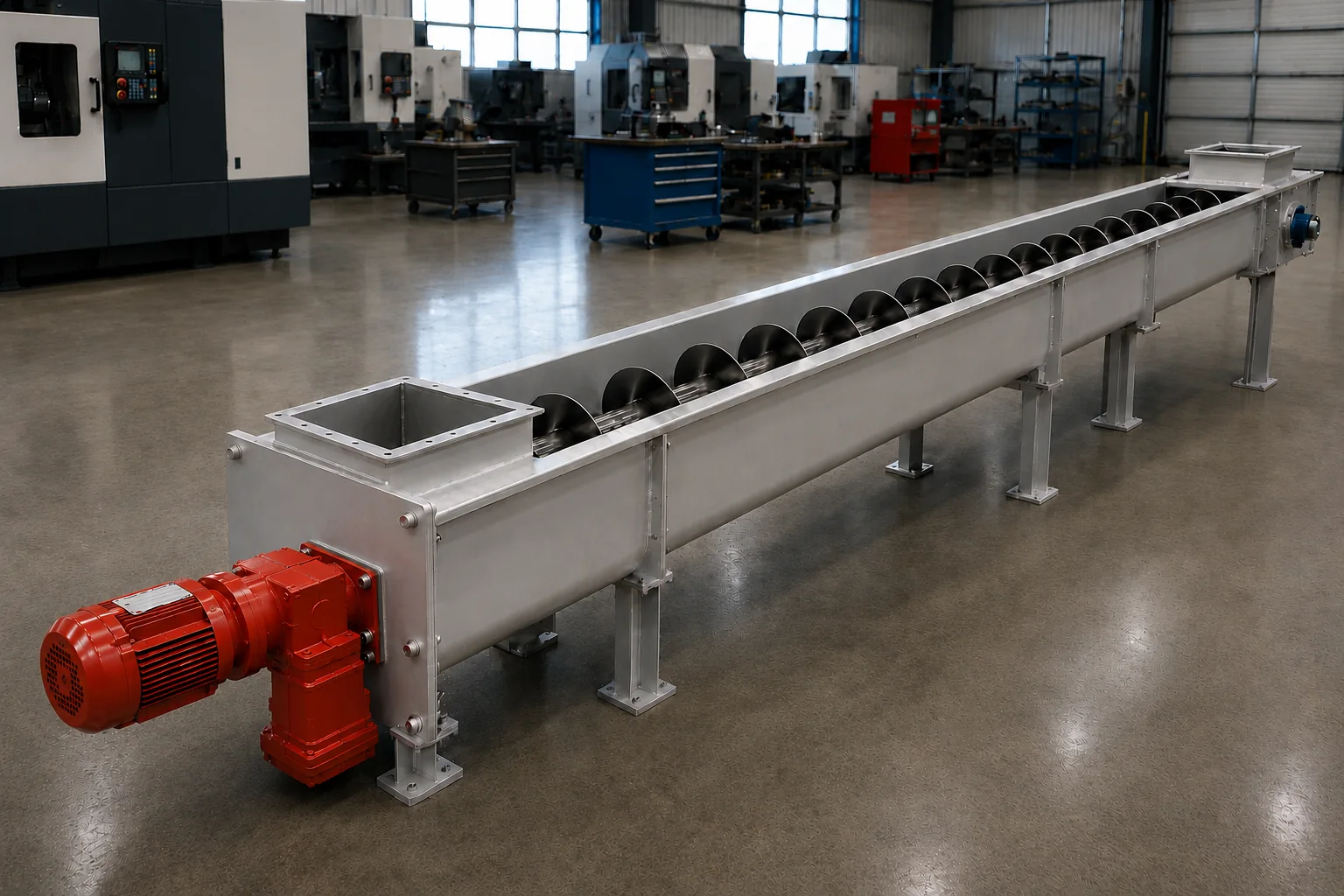 The screw conveyor from KÖBO ECO>PROCESS